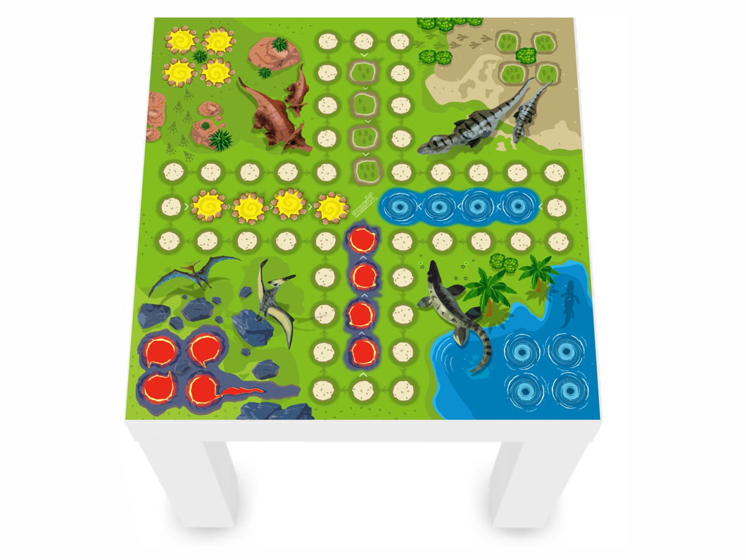 Dinojagd Brettspiel Möbelfolie für LACK Tisch von IKEA - LCQK02
