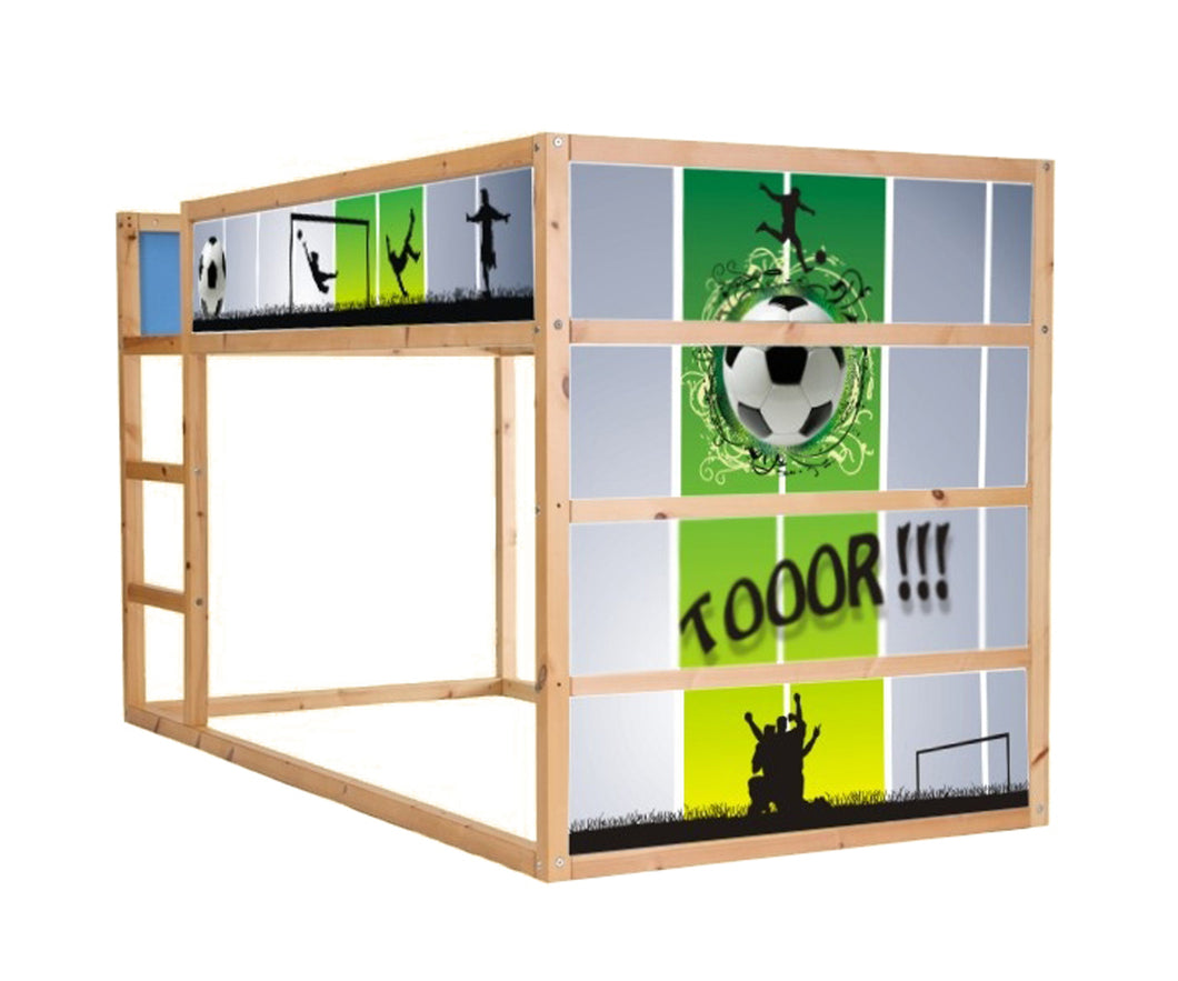 Fußball Möbelsticker / Aufkleber für KURA von IKEA - IM05