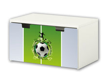 Lade das Bild in den Galerie-Viewer, &quot;Fußball&quot; Aufkleber für Banktruhe SMASTAD / STUVA von IKEA - BT03
