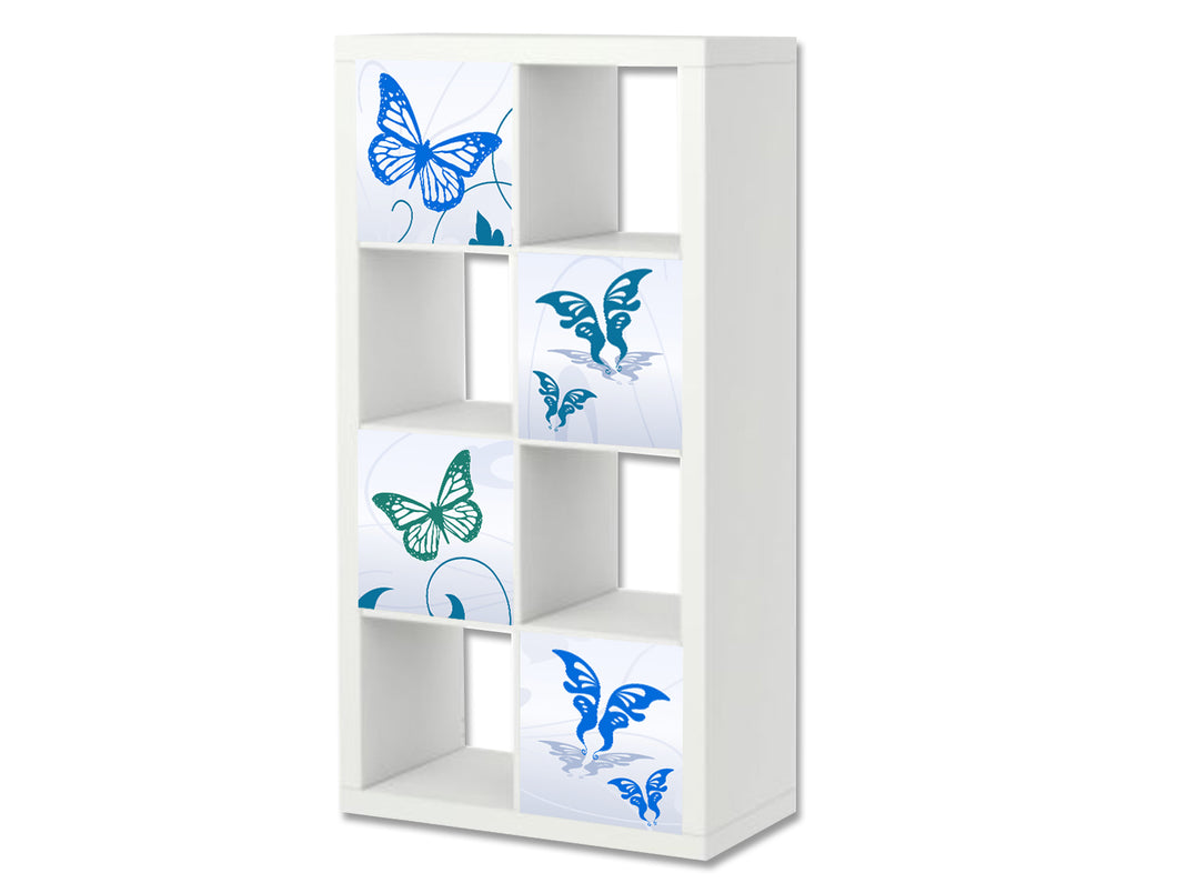 Butterfly Aufkleber für Regal EXPEDIT / KALLAX von IKEA - ER24