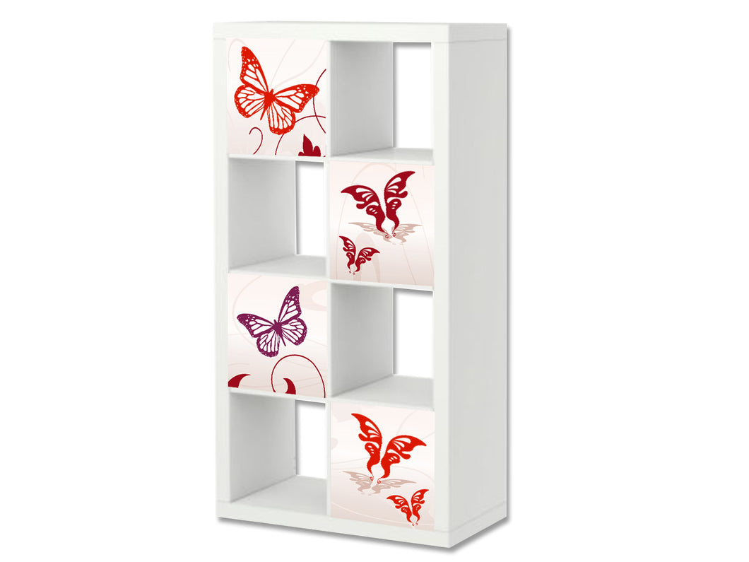 Butterfly Aufkleber für Regal EXPEDIT / KALLAX von IKEA - ER25