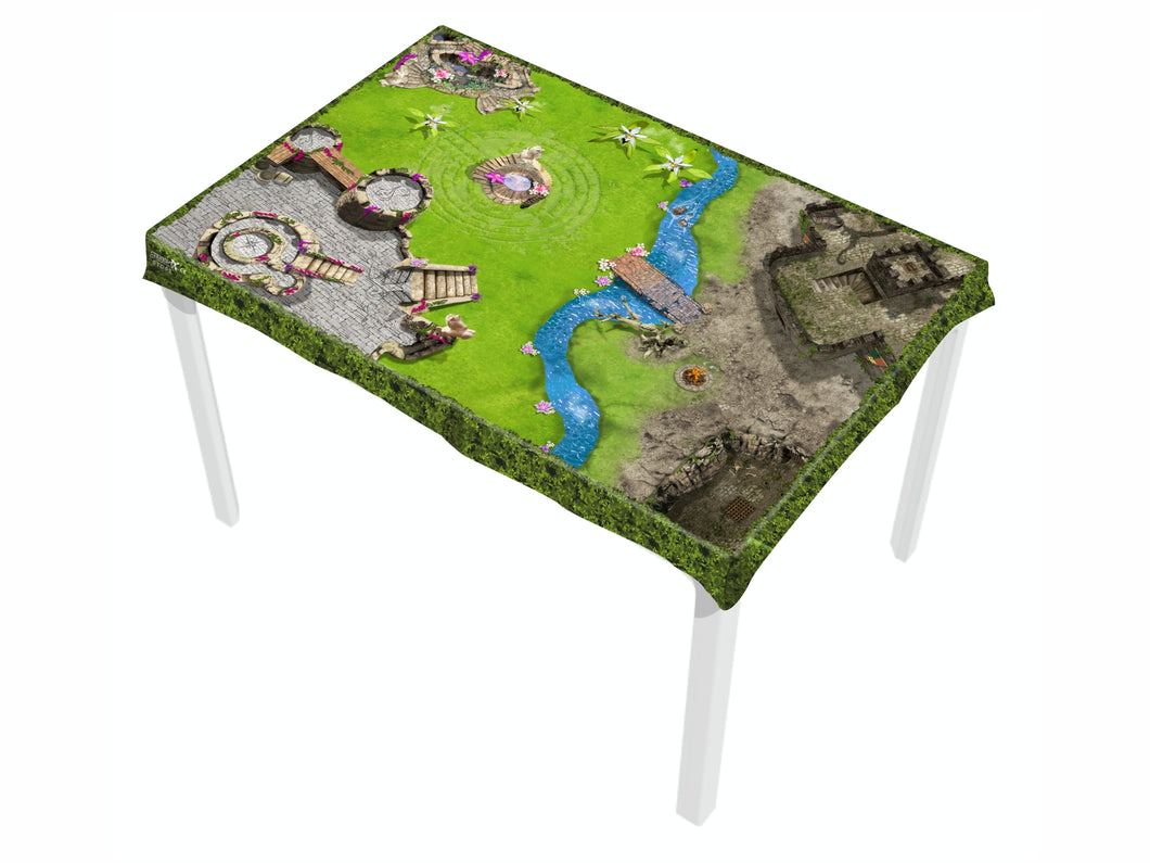 Spieltischdecke Märchen - Fantasy / Spielunterlage für das Kinderzimmer - STD07