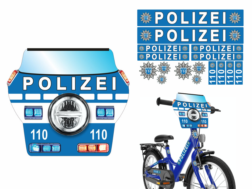 Windschild Polizei - KFWS02