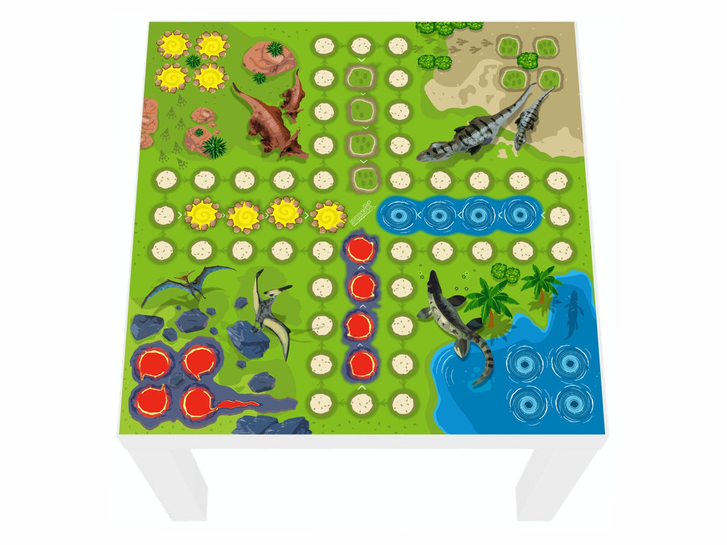 Dinosjagd Brettspiel Möbelfolie für LACK Tisch von IKEA - LCQ10