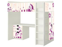 Lade das Bild in den Galerie-Viewer, Pferdewelt Möbelfolie für IKEA STUVA / SMASTAD Hochbett SH05
