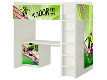 Lade das Bild in den Galerie-Viewer, Fussball Möbelfolie für IKEA STUVA / SMASTAD Hochbett SH09
