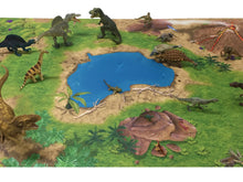 Lade das Bild in den Galerie-Viewer, Dinosaurier / Dinoland Spielmatte / Spielteppich für das Kinderzimmer - SM02
