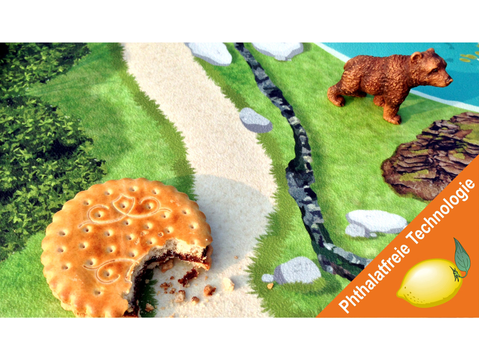 STIKKIPIX Spielmatte SM02, Dinosaurier Spielmatte (ähnlich