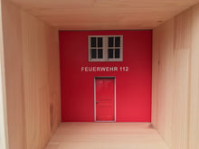 Lade das Bild in den Galerie-Viewer, &quot;Feuerwehr&quot; Aufkleber für das Puppenhaus IKEA FLISAT - PHF03
