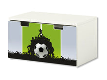 Lade das Bild in den Galerie-Viewer, &quot;Fußball&quot; Aufkleber für Banktruhe SMASTAD / STUVA von IKEA - BT46
