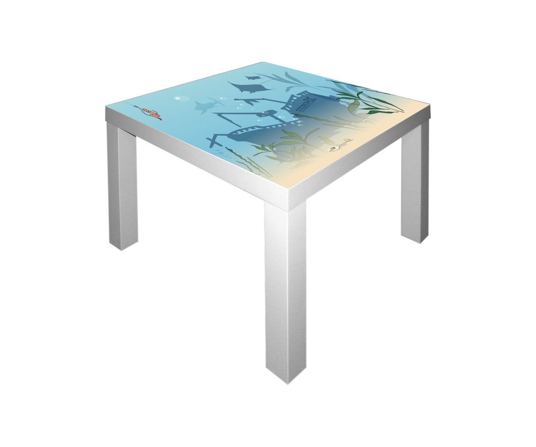 Unterwasserwelt-Aufkleber für LACK Tisch von IKEA - IM34