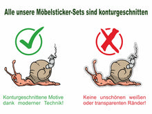 Lade das Bild in den Galerie-Viewer, Verliebte Tiere - Möbelsticker Set - WTS31
