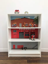 Lade das Bild in den Galerie-Viewer, &quot;Feuerwehr&quot; Aufkleber für IKEA BILLY Regal - BKB12
