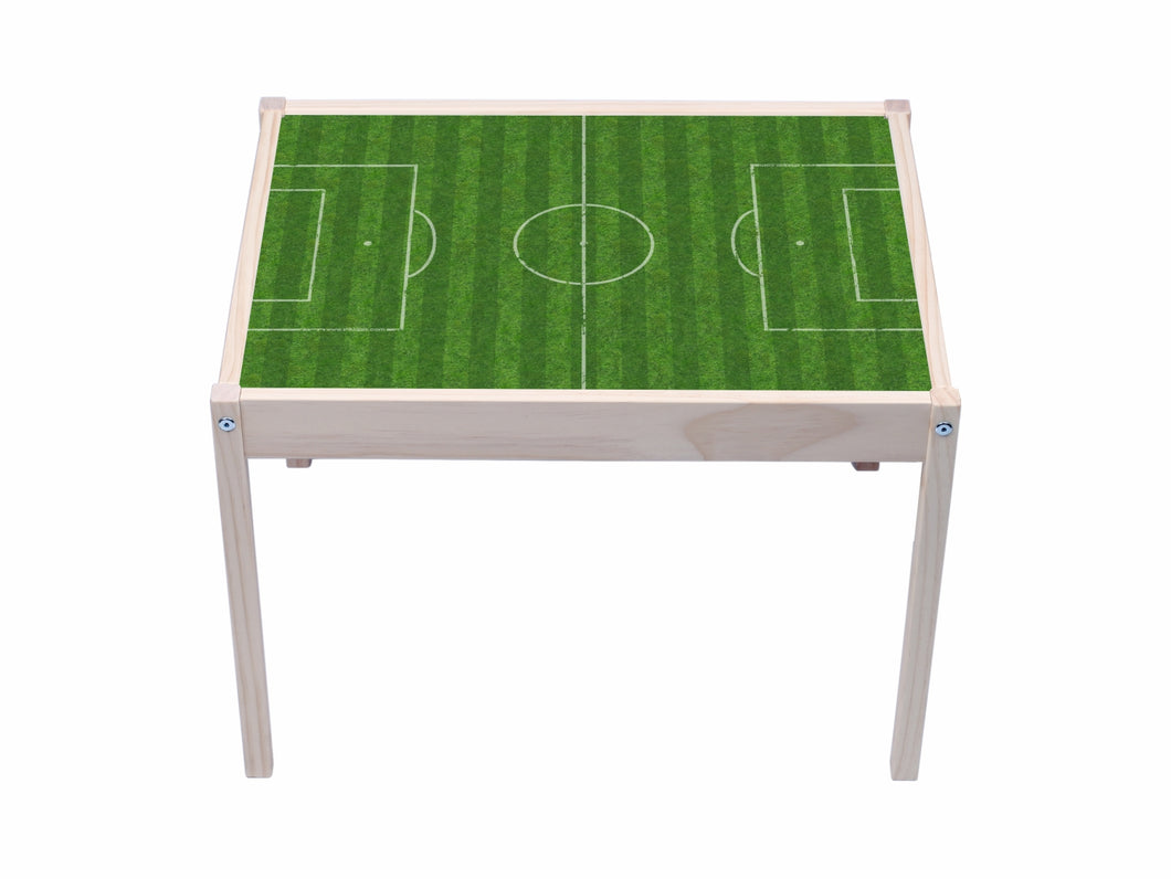STIKKIPIX Lätt Tisch Aufkleber | KA25 | Fußballfeld | passend für den Tisch LÄTT von IKEA (Tisch Nicht inklusive)