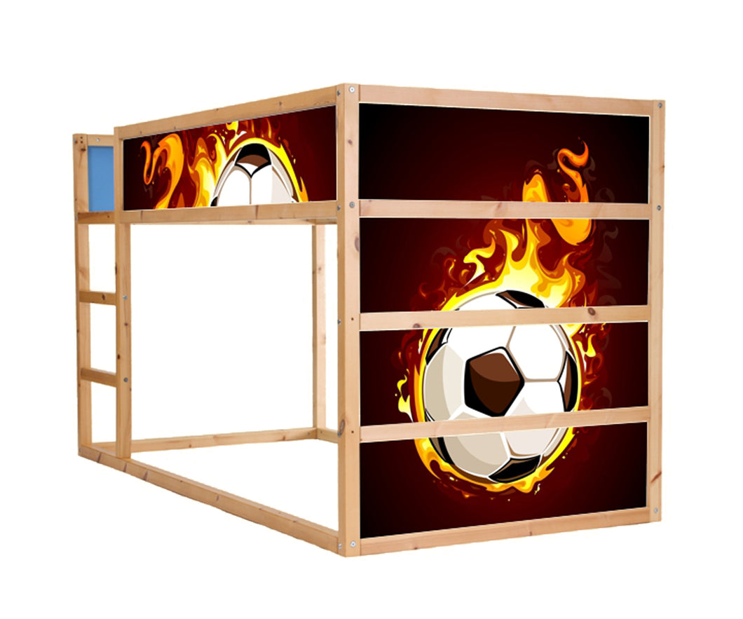 Fußball Möbelsticker / Aufkleber für KURA von IKEA - IM138