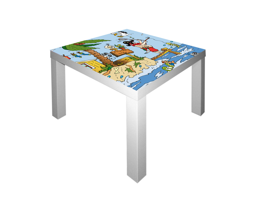 Piraten-Aufkleber für LACK Tisch von IKEA - IM173