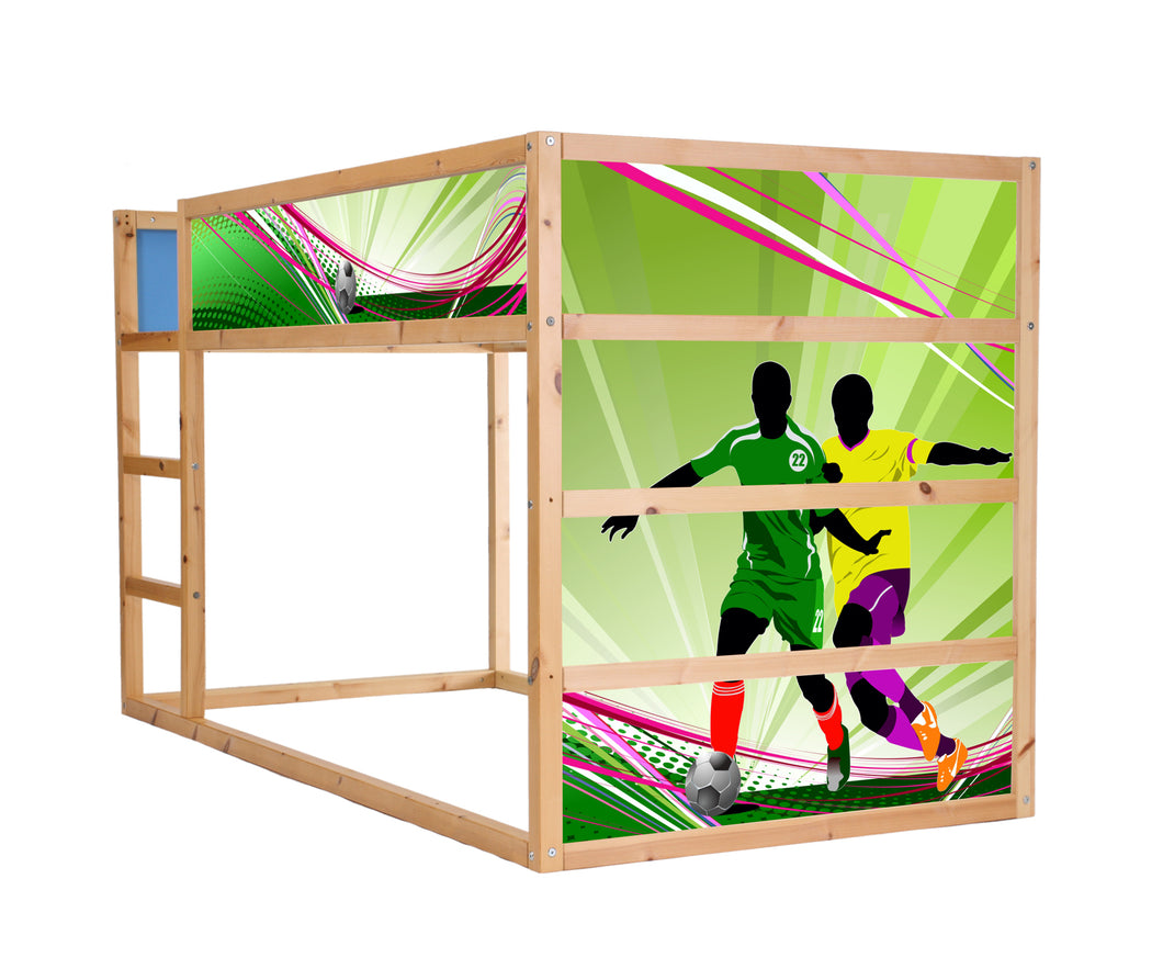 Fußball Möbelsticker / Aufkleber für KURA von IKEA - IM194