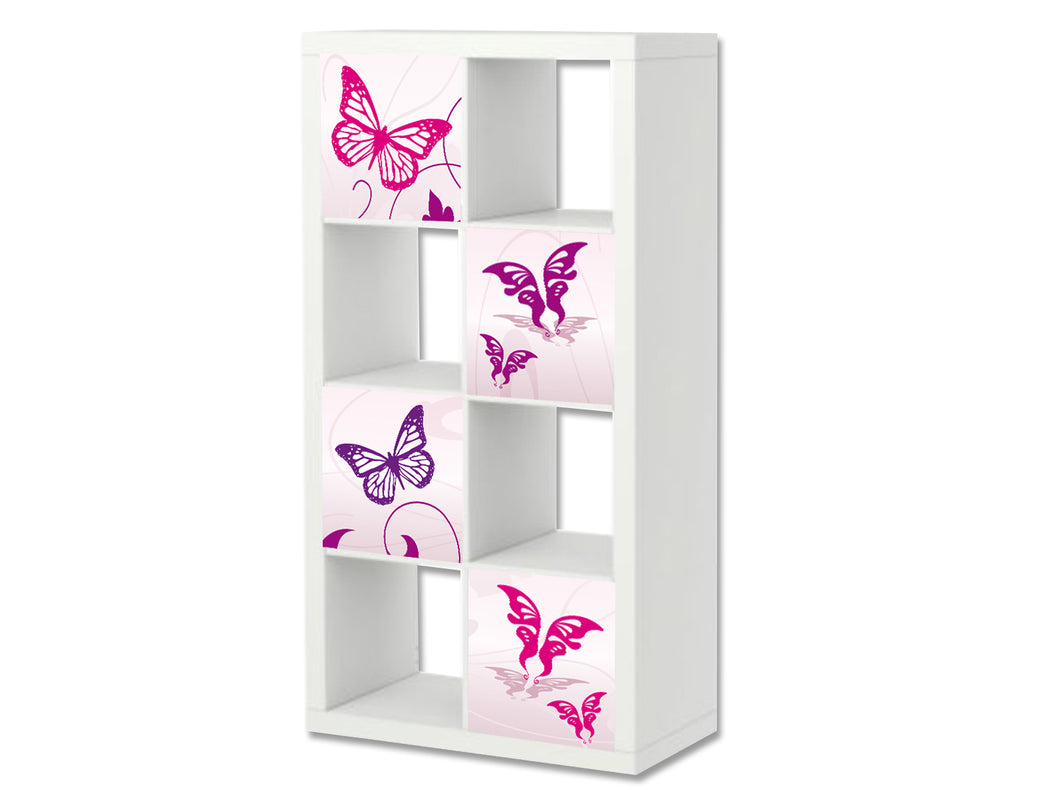 Butterfly Aufkleber für Regal EXPEDIT / KALLAX von IKEA - ER22
