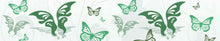 Lade das Bild in den Galerie-Viewer, Kinderzimmer Lampenschirm &quot;Green Butterfly&quot; - KL14
