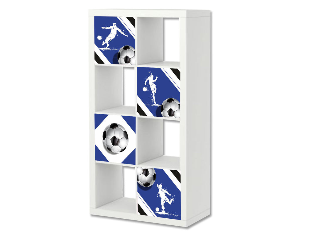 Fußball Aufkleber-Set für das Regal EXPEDIT von IKEA - FC19