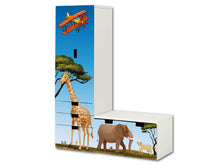 Lade das Bild in den Galerie-Viewer, &quot;Tierwelt Afrika&quot; Aufkleber für IKEA STUVA Kombi - SL16
